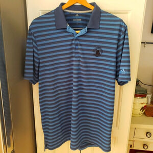 Adidas Golf Striped Polo Shirt - Little Traverse Bay Golf Club
